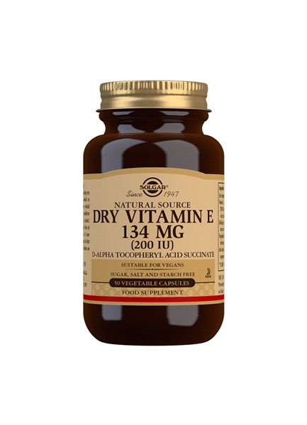 Solgar - Vitamin E 134mg (200iu) Dry (50 Vcaps)